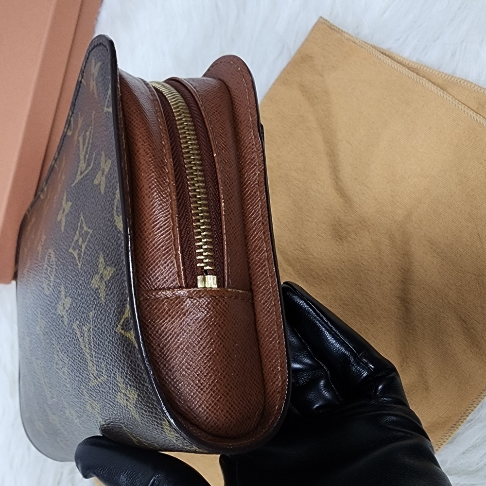 Authentic Louis Vuitton Monogram Orsay Clutch Hand Bag Full Set - Picture 6 of 12